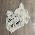 Vale Forever "Valley Dreams" Vintage Zip-Up Hoodie (White)
