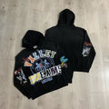 Vale Forever "Valley Dreams Emblem" Vintage Zip-Up Hoodie (Black)